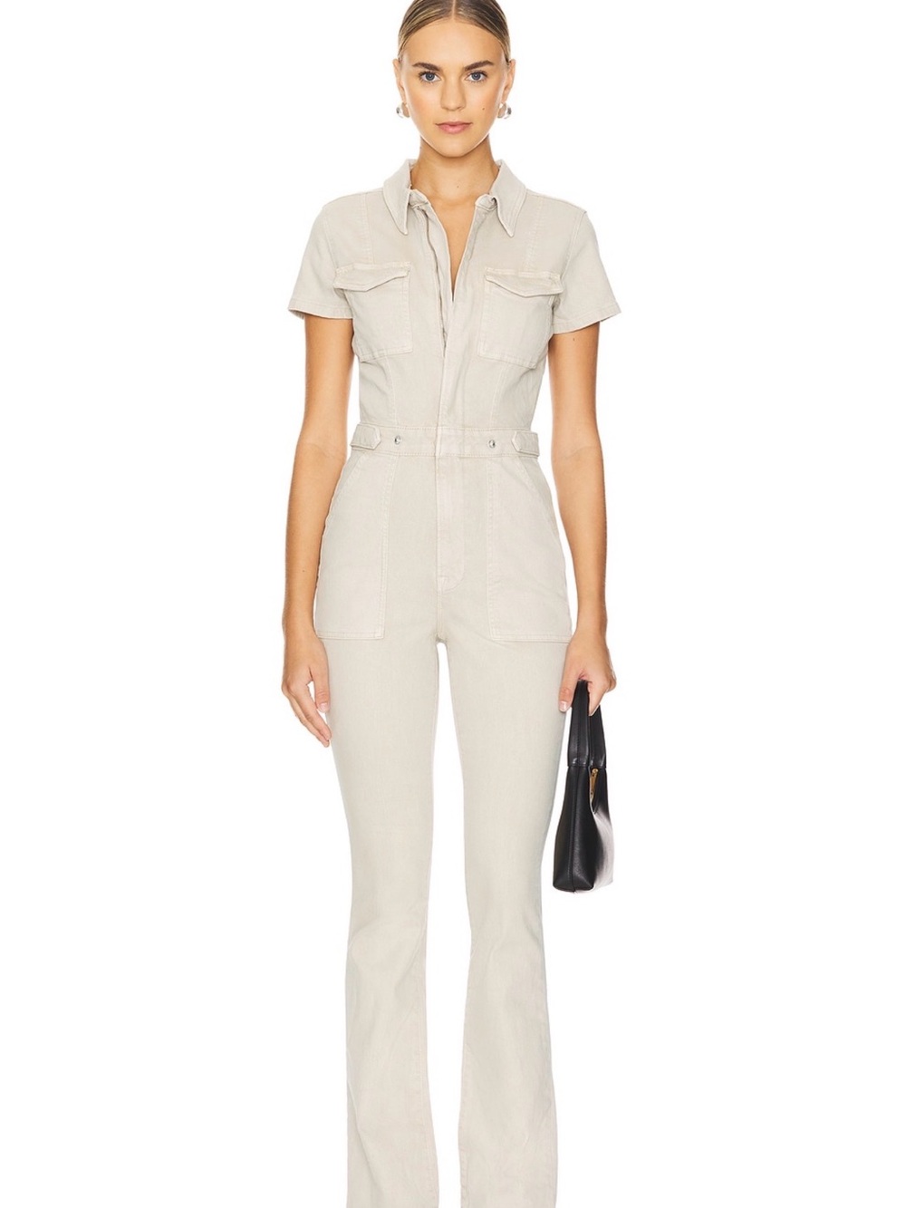 Fit For Success Jumpsuit in Beige